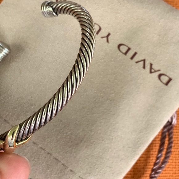 David Yurman X gold bracelet - Picture 11 of 13